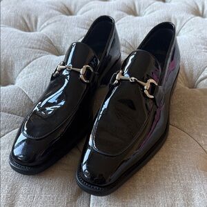 Carrucci Black Horsebit Buckle men’s Size 10 NWOT‎